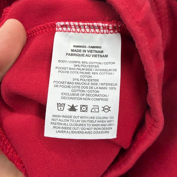 Nike Tech Fleece Jogger Pants Red Men's Size Medium Comfort Basic Sweatpants - Picture 7 of 9